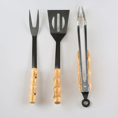 Bamboo Handled BBQ Accessories